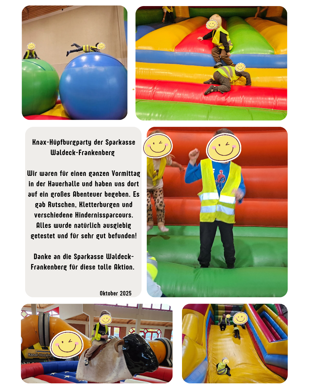 Knax Hüpfburgparty der Sparkasse Waldeck-Frankenberg